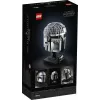 Brinquedo de construção LEGO Capacete Mandaloriano 75328 — modelo de exposição Star Wars, peça de colecionador para construir, 584 peças, idade 18+