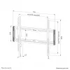 Suporte de parede para TV Neomounts WL30-550BL16 máx. 60 kg 42–86 polegadas VESA 100x100-600x400