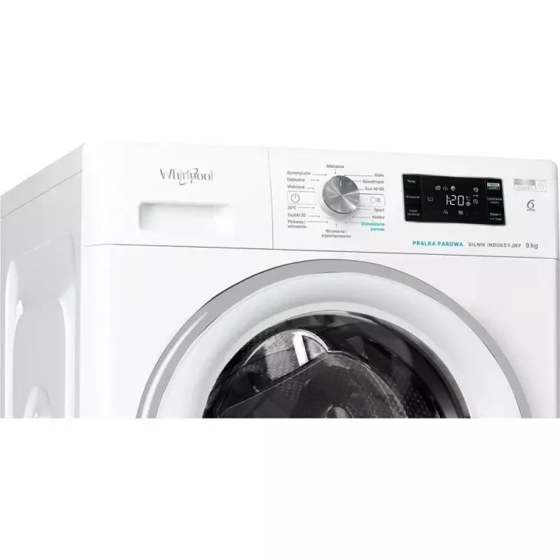 Whirlpool FFB 9258 SV PL máquina de lavar roupa de instalação livre, carga frontal, 9 kg, 1200 rpm, branca