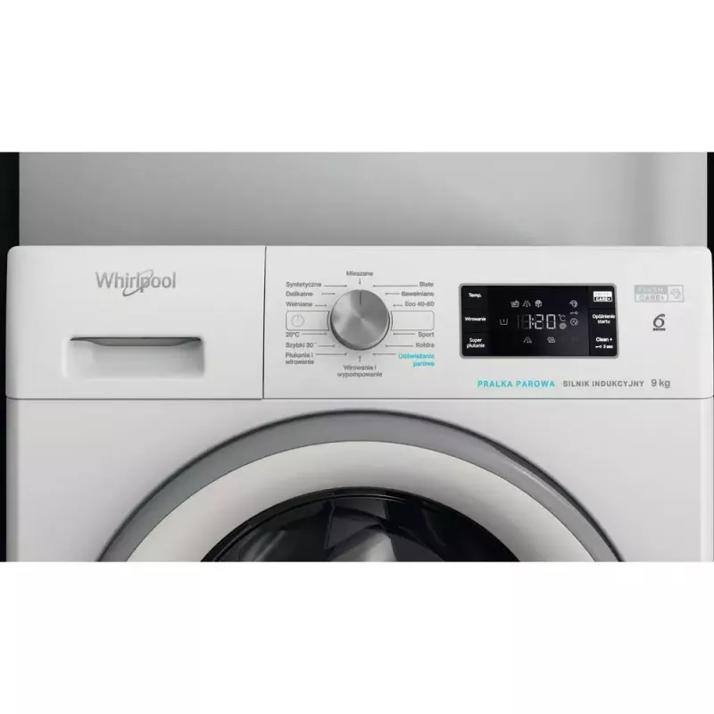 Whirlpool FFB 9258 SV PL máquina de lavar roupa de instalação livre, carga frontal, 9 kg, 1200 rpm, branca
