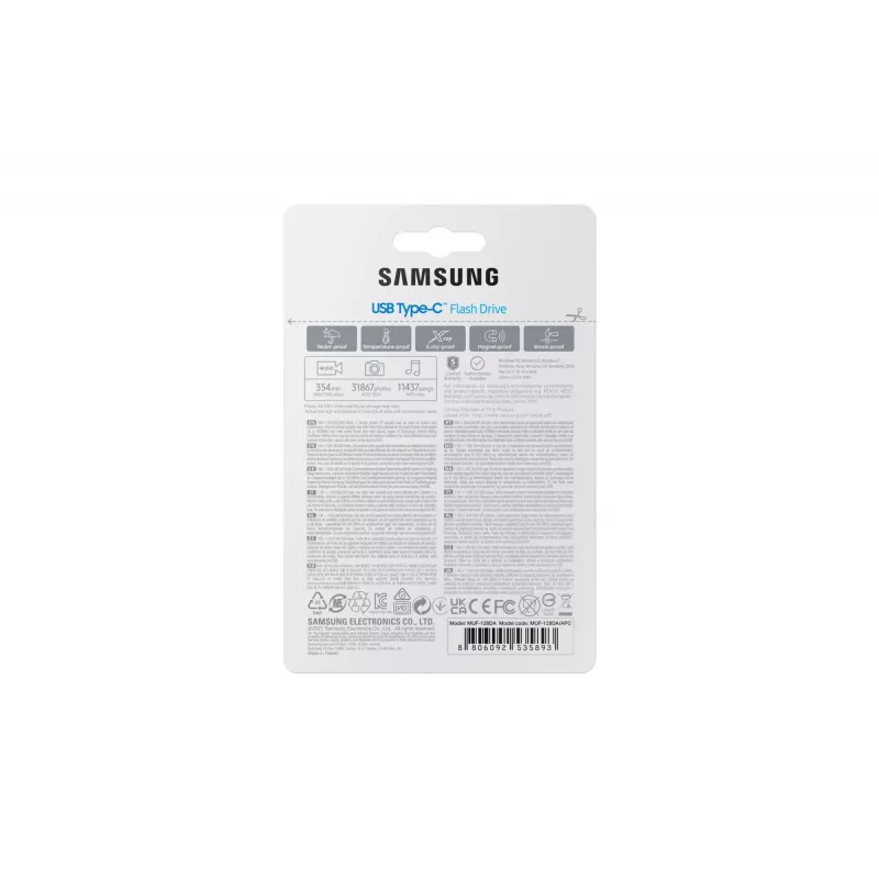 Pen drive Samsung MUF-128DA 128 GB USB Type-C 3.2 Gen 1 (3.1 Gen 1) azul