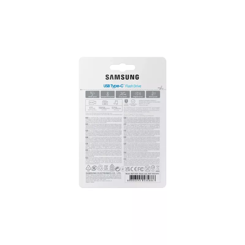 Pen drive Samsung MUF-64DA 64 GB USB Type-C 3.2 Gen 1 (3.1 Gen 1) azul