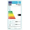 Forno elétrico de encastrar BEKO BBIE123001XD, 72 L, aço inoxidável, controlo tátil, limpeza a vapor, grelhador, extração telescópica