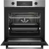 Forno elétrico de encastrar BEKO BBIE123001XD, 72 L, aço inoxidável, controlo tátil, limpeza a vapor, grelhador, extração telescópica