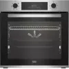 Forno elétrico de encastrar BEKO BBIE123001XD, 72 L, aço inoxidável, controlo tátil, limpeza a vapor, grelhador, extração telescópica