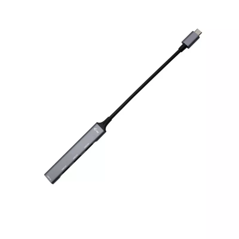 Hub USB-C i-tec Metal 1x USB 3.0 + 3x USB 2.0, USB 3.2 Gen 1 (3.1 Gen 1) Type-C, USB 2.0, USB 3.2 Gen 1 (3.1 Gen 1) Type-A, Metálico, Metal, 0,19 m, Android