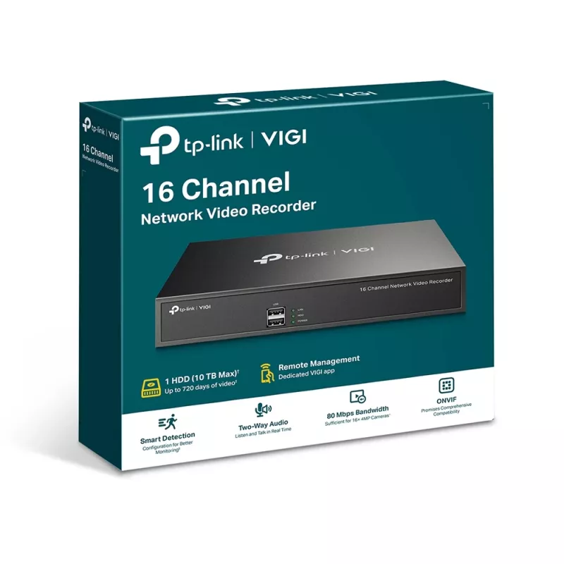 Gravador de vídeo em rede TP-Link VIGI 16 canais
