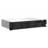 Servidor NAS/Storage QNAP TS-873AEU-4G Rack (2U) Ryzen Embedded V1500B 4 GB DDR4 0 TB QuTS hero Black