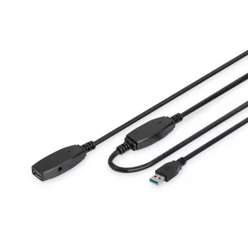 Cabo de extensão USB 3.0 ativo Digitus DA-73105 10 m