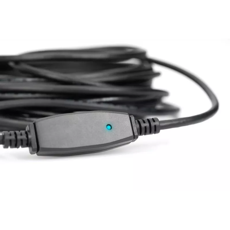 Cabo de extensão USB 3.0 ativo Digitus DA-73105 10 m