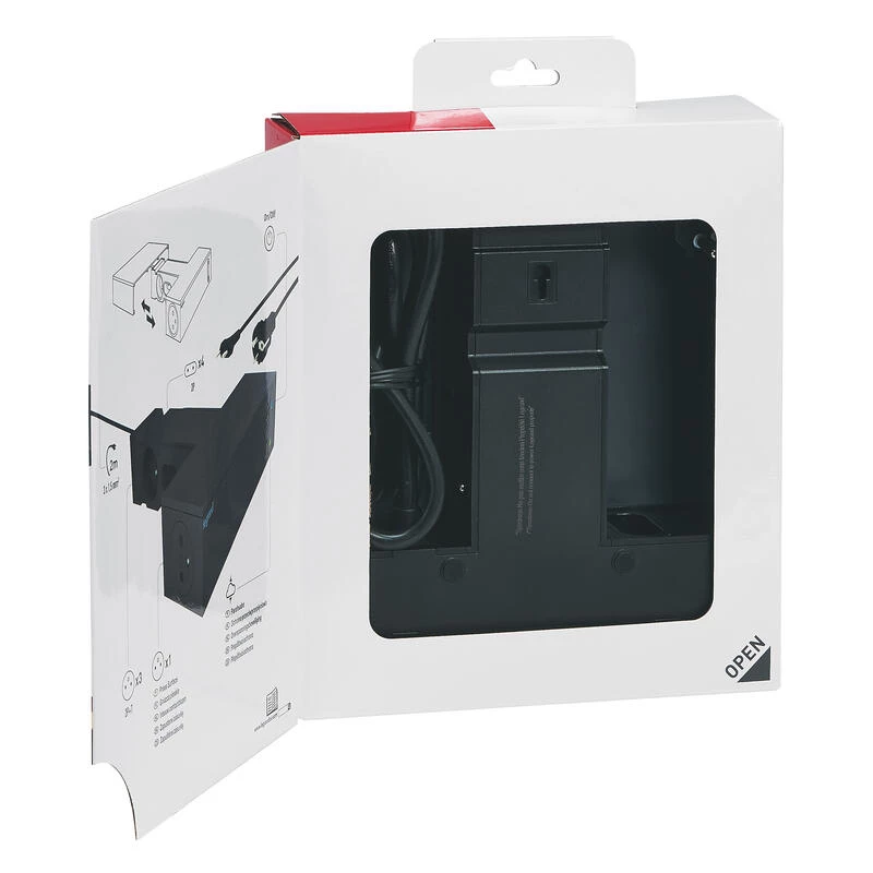 Extensão de energia Legrand 049430 2 m 8 tomada(s) AC Interior Preto