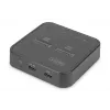Estação de acoplamento Digitus Dual M.2 NVMe SSD USB-C função de clonagem offline