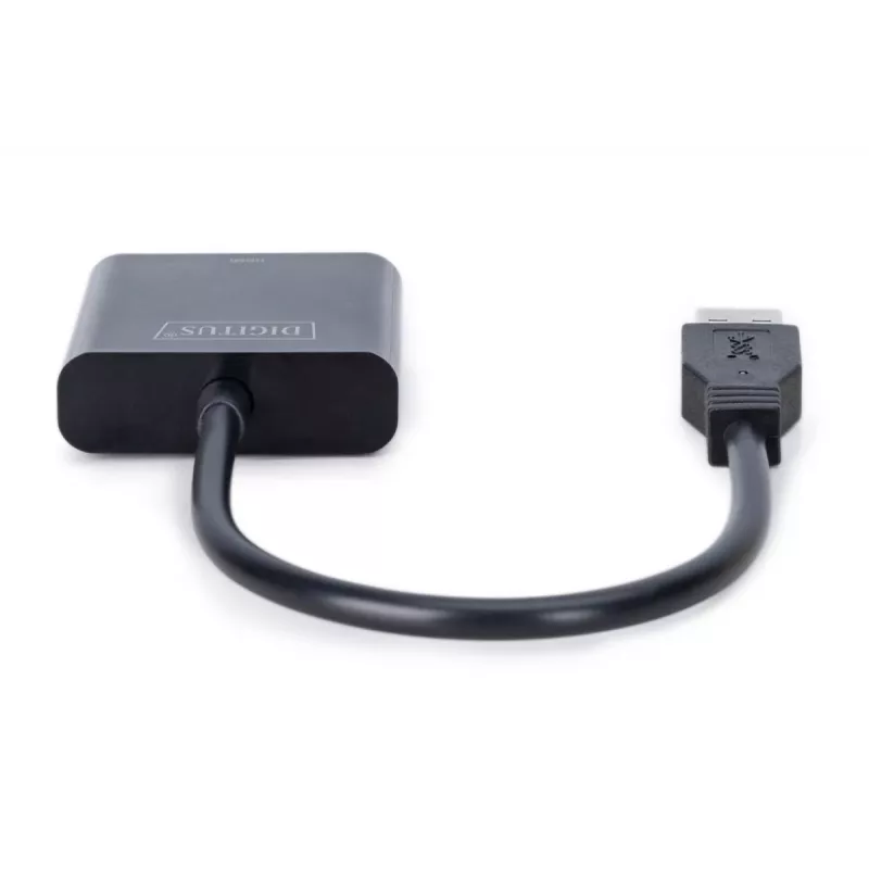 Adaptador DIGITUS USB 3.0 para HDMI entrada USB, saída HDMI, resolução até 1080p