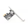 Placa de rede Digitus Gigabit Ethernet PCI Express DN-10130-1 com fios 1000 Mbit/s preto