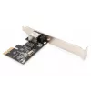 Placa de rede Digitus Gigabit Ethernet PCI Express DN-10130-1 com fios 1000 Mbit/s preto