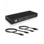 ICY BOX IB-DK2245AC com fios USB 3.2 Gen 1 (3.1 Gen 1) Type-C preto