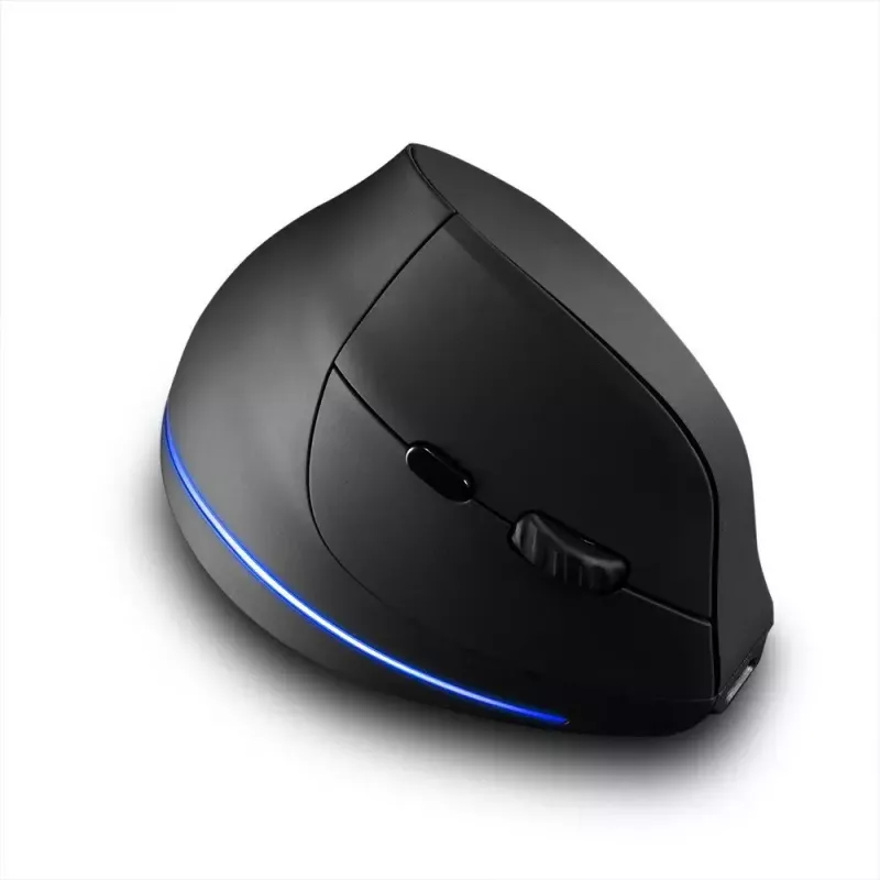 Rato vertical sem fios MEDIA-TECH MT1123, preto, 2400 DPI, 5 botões, recetor RF-USB