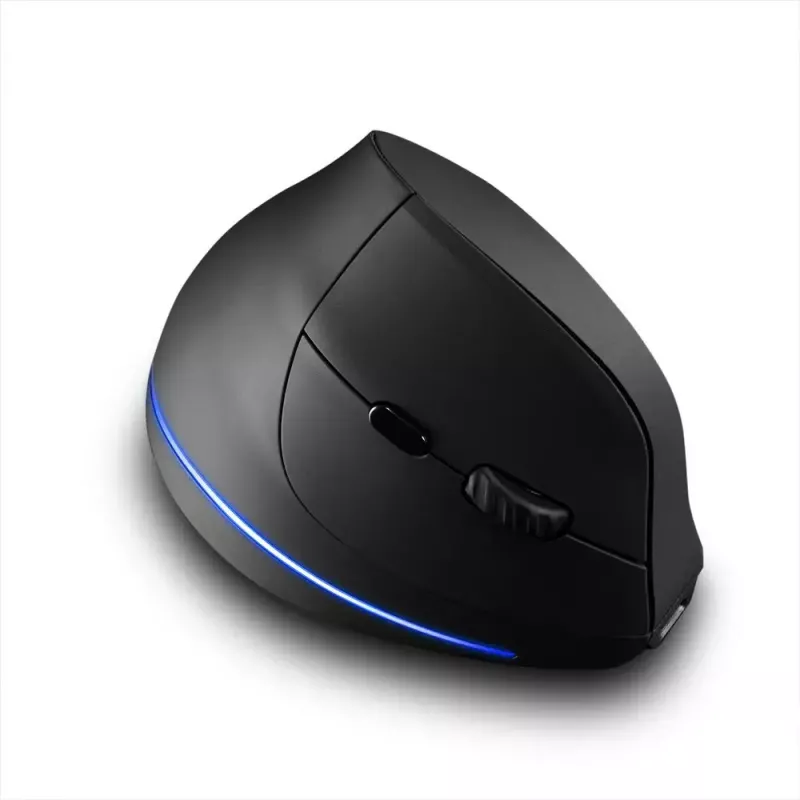 Rato vertical sem fios MEDIA-TECH MT1123, preto, 2400 DPI, 5 botões, recetor RF-USB