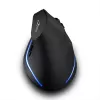 Rato vertical sem fios MEDIA-TECH MT1123, preto, 2400 DPI, 5 botões, recetor RF-USB