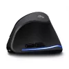 Rato vertical sem fios MEDIA-TECH MT1123, preto, 2400 DPI, 5 botões, recetor RF-USB