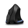 Rato vertical sem fios MEDIA-TECH MT1123, preto, 2400 DPI, 5 botões, recetor RF-USB