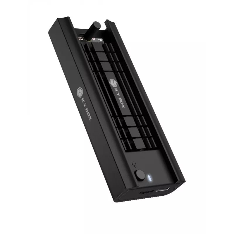 ICY BOX IB-180MC-C31 Caixa para SSD Preto M.2