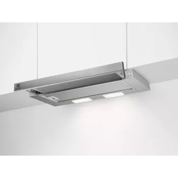 Exaustor semi-encastrado Electrolux LFP226S, 598 mm, 330 m³/h, filtro de gordura de alumínio, 3 velocidades