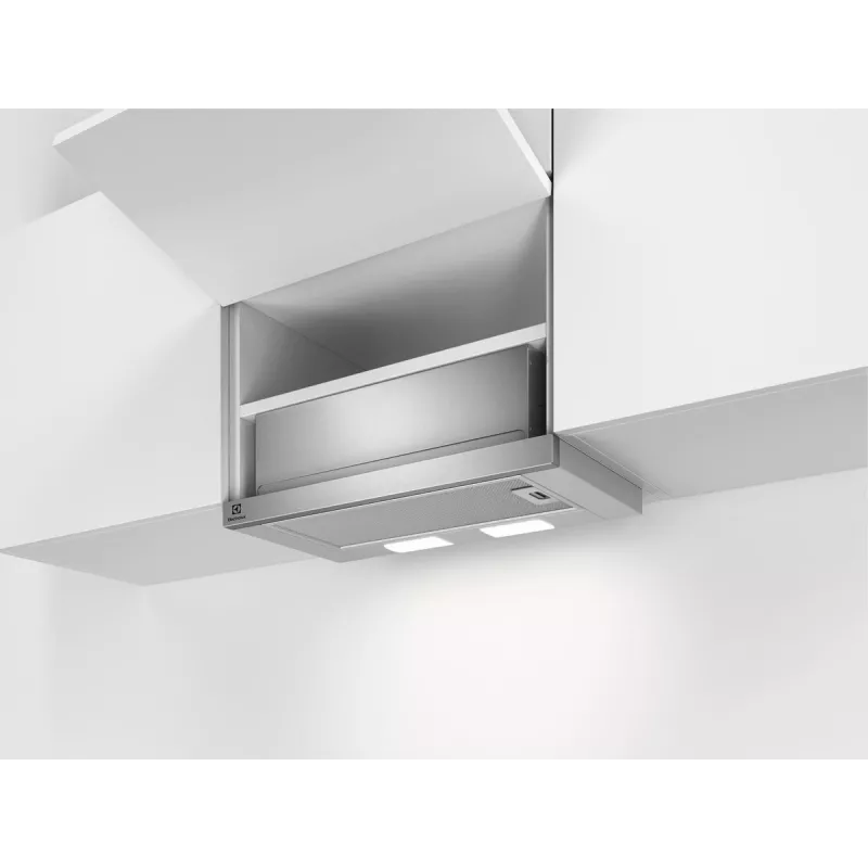 Exaustor semi-encastrado Electrolux LFP226S, 598 mm, 330 m³/h, filtro de gordura de alumínio, 3 velocidades