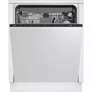 Beko BDIN38521Q Máquina de lavar louça totalmente integrada, 15 conjuntos de louça, 44 dB