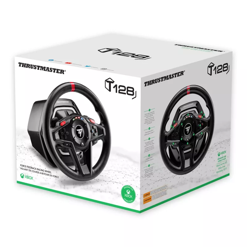 Thrustmaster T128 Preto USB Volante + Pedais Analógico PC 4460184