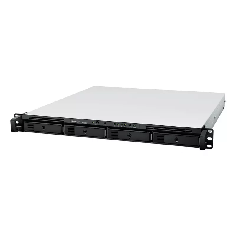 SYNOLOGY Rack Station RS822RP+ 1U 4-Bay Servidor NAS Barebone com fonte de alimentação redundante