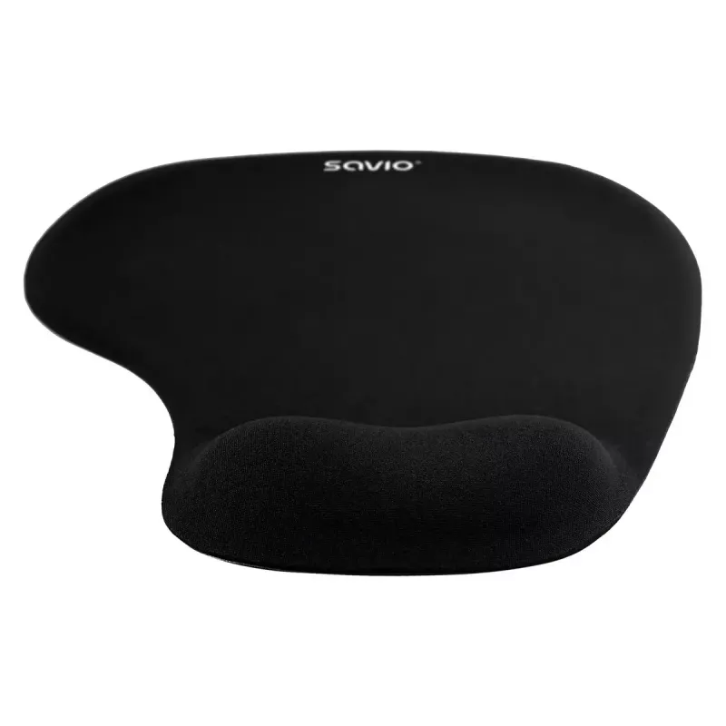 Tapete de rato SAVIO MP-01B apoio de pulso em gel 3 mm de espessura 230×190 mm preto