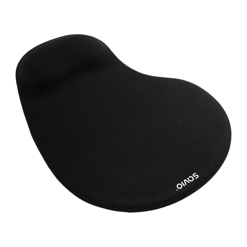 Tapete de rato SAVIO MP-01B apoio de pulso em gel 3 mm de espessura 230×190 mm preto