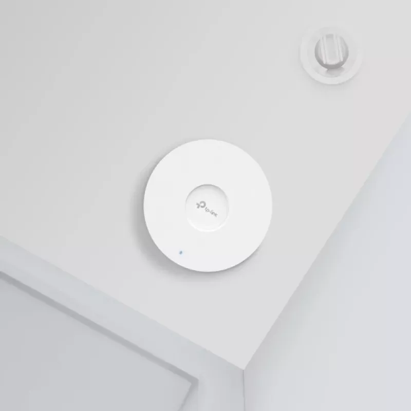TP-Link Omada AX3000 ponto de acesso WiFi 6 para montagem no teto, 2,4 GHz, 5 GHz, 2976 Mbit/s, HTTPS, SNMP, SNMPv2, SNMPv3, SSH, WPA, WPA2, WPA3, 10/100/1000 Mbit/s