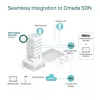 TP-Link Omada AX3000 ponto de acesso WiFi 6 para montagem no teto, 2,4 GHz, 5 GHz, 2976 Mbit/s, HTTPS, SNMP, SNMPv2, SNMPv3, SSH, WPA, WPA2, WPA3, 10/100/1000 Mbit/s