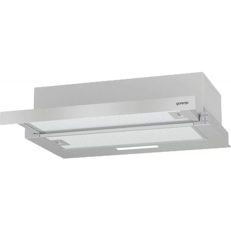 Exaustor de encastrar Gorenje TH62E3X, filtro de alumínio, nível de ruído: médio