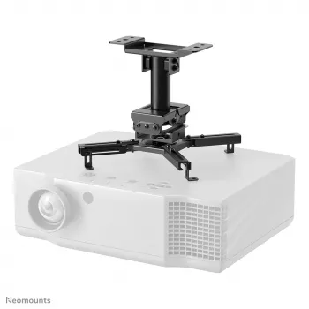 Suporte de teto para projetor Neomounts CL25-530BL1 - altura 25,5 cm - instalação fácil - totalmente móvel