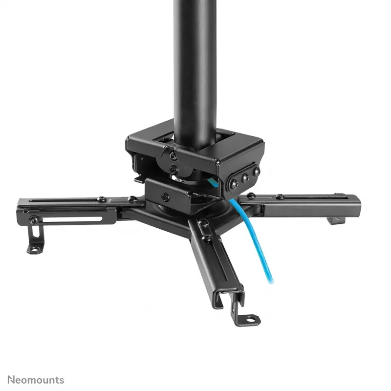 Suporte de teto para projetor Neomounts CL25-530BL1 - altura 25,5 cm - instalação fácil - totalmente móvel