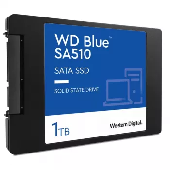 WESTERN DIGITAL SSD - WD Blue SA510 - 1 TB - SATA 6 Gb/s - 2,5 polegadas - caixa 7 mm