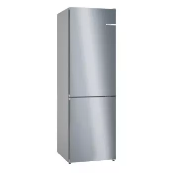 Combinado frigorífico-congelador Bosch Serie 4 KGN362IDF, independente, 321 L total (218 L frigorífico / 103 L congelador), aço inoxidável, congelador em baixo