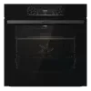 Forno de encastrar Gorenje BOS6737E06FBG — 77 L multifunções, EcoClean, vapor, convecção, controlo mecânico, 59,5×59,5 cm, preto