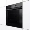 Forno de encastrar Gorenje BOS6737E06FBG — 77 L multifunções, EcoClean, vapor, convecção, controlo mecânico, 59,5×59,5 cm, preto
