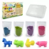 Areia cinética para crianças Tuban DYNAMIC SAND SET – FARM multicolor