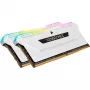 Memória CORSAIR 32GB DDR4 3200MHz C16 (2x16GB) Vengeance RGB Pro branco