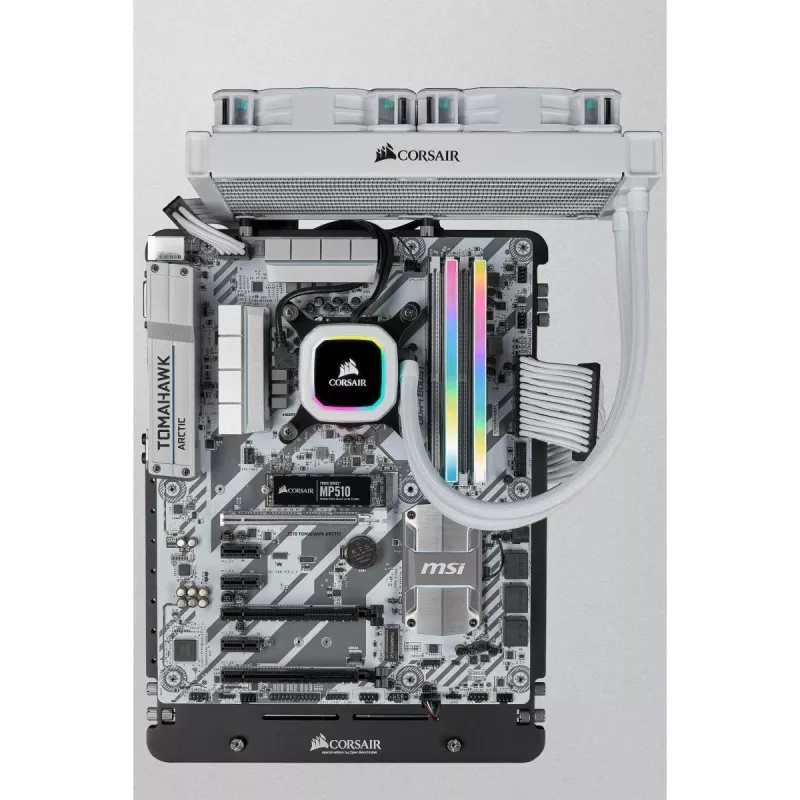 Memória CORSAIR 32GB DDR4 3200MHz C16 (2x16GB) Vengeance RGB Pro branco