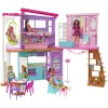 Casa de férias Barbie conjunto de brincar com mais de 30 peças, brinquedo para crianças a partir dos 3 anos