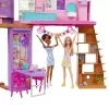 Casa de férias Barbie conjunto de brincar com mais de 30 peças, brinquedo para crianças a partir dos 3 anos