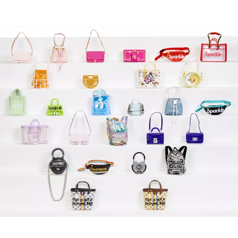 Rainbow High Accessories Studio Series 1, sortido H em PDQ saco de boneca
