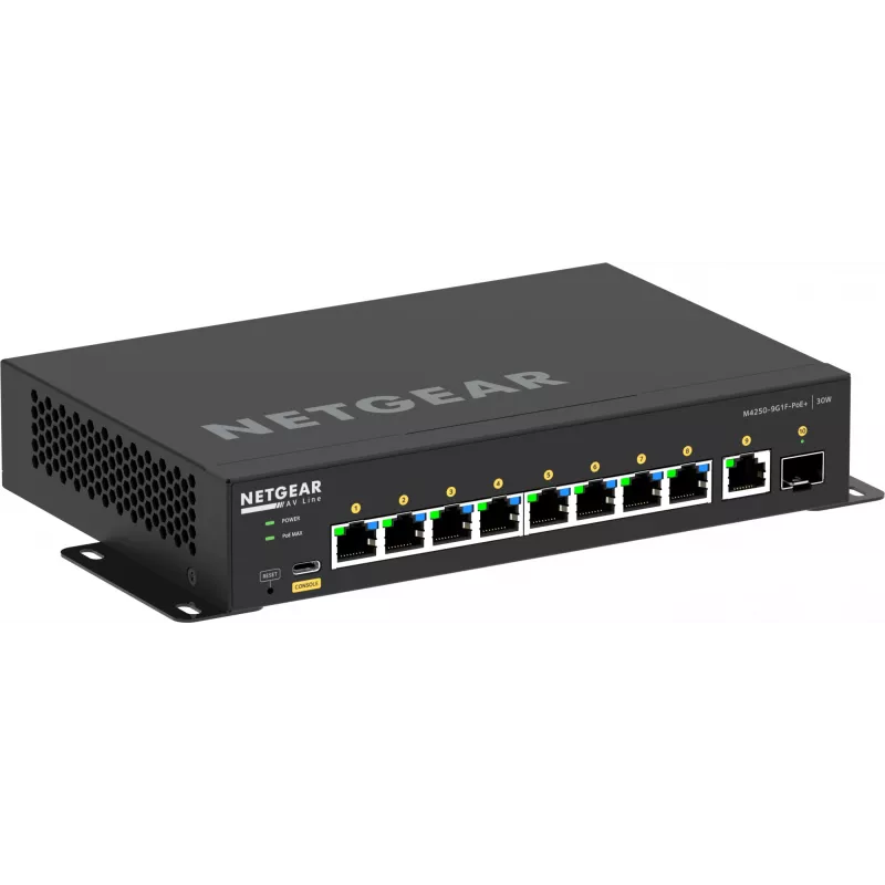 Switch gerido NETGEAR GSM4210PD-100EUS 8x1G PoE+ 110W 1xSFP