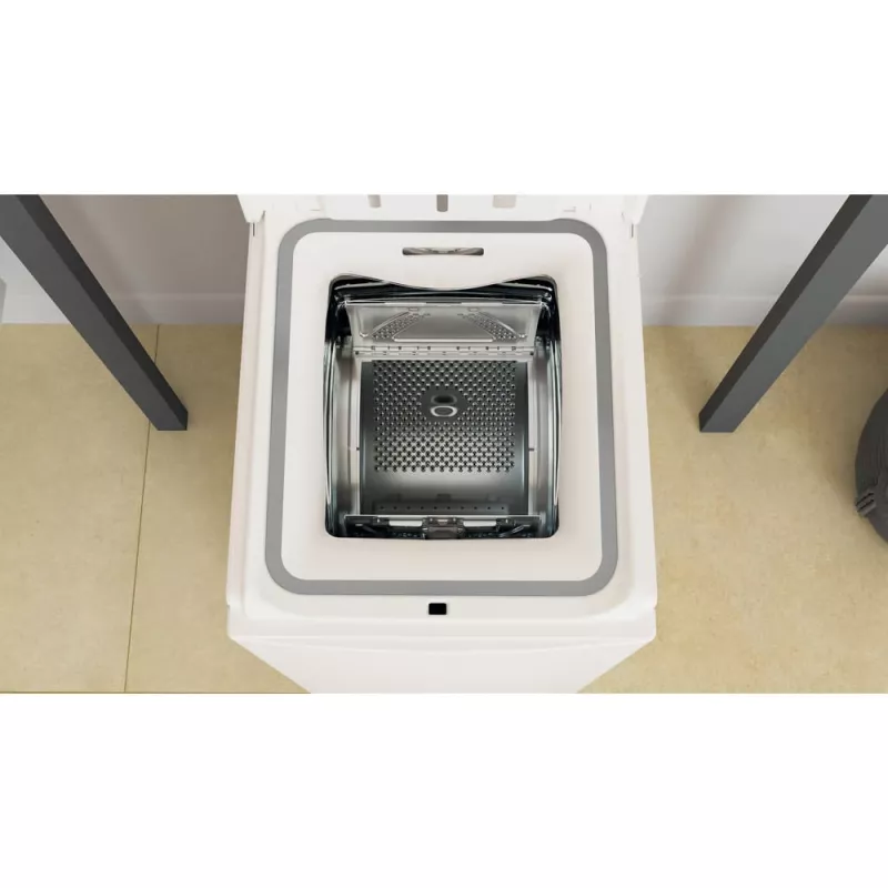 Whirlpool TDLR 6040L PL/N máquina de lavar roupa de instalação livre com carga superior, 6 kg, 1000 rpm, branca